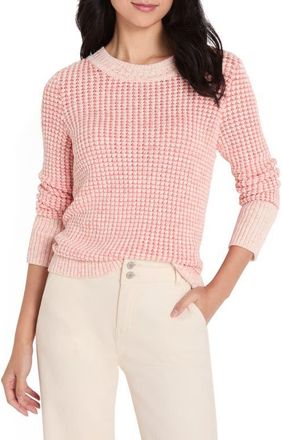 Nic+Zoe Color Spray Cotton Blend Sweater in Pink Multi at Nordstrom, Size Xx-Large