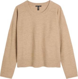 Eileen Fisher Eileen Fisher Merino Wool Jumper - Beige - L (UK 18-20 / XL)