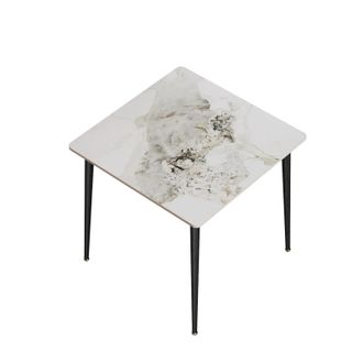 OEM Mesa De Comedor, Dise&ntilde;o Minimalista Moderno, Materiales Duraderos, Blanco Y Verde Esmeralda
