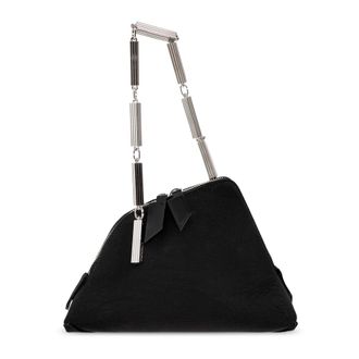 The Attico Tassen, Dames, Zwart, ONE Size, Leer, La Scala Bag