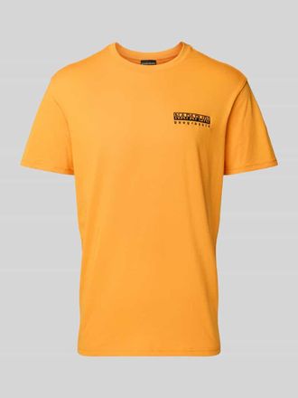 Napapijri T-Shirt mit Rundhalsausschnitt Modell VIGNONI in GELB, Größe L