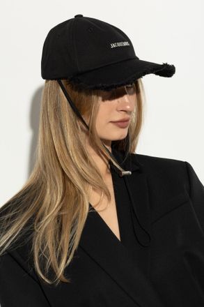 Jacquemus Baseball Cap, Unisex, Black