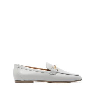 Tod's Grey Flat Shoes Almond Toe