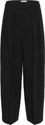 Inwear Wijde Pijp Zwarte Broek - Dames - Broeken - Zwart - 3XL - Broeken