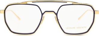 Leisure Society Occhiali Victor geometrici - Blu