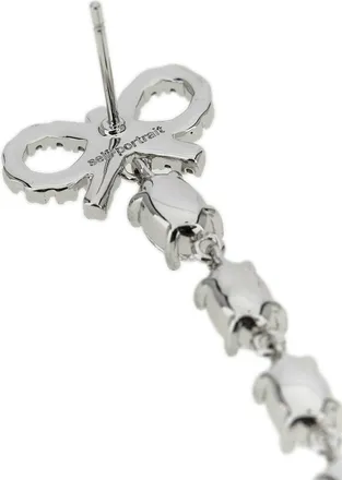 Self Portrait Womens Silver Copper Earrings