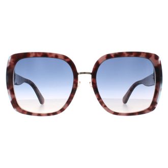 Kate Spade New York Butterfly Womens Blue Havana Gradient Kimber/G/S - One Size