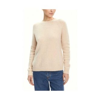 Max Mara Truien & Vesten, Dames, Beige, M, Katoen, Ghiacci Sweater