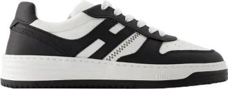 Hogan Leather sneakers - Dames - Sneakers - Zwart - 39 EU - Leer - Schoenen