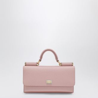 Dolce & Gabbana Pink mini bag in Dauphine leather with logo tag