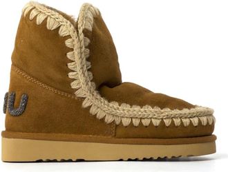 Mou Bruine Leren Winterlaarzen 2024/2025 Collectie - Dames - Winterlaarzen - Bruin - 38 EU - Schoenen
