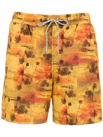 Lygia & Nanny Gil swim short - men - Spandex/Elastane/Polyester - 44 - Yellow