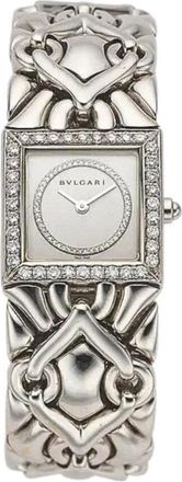 Bulgari Pre-owned Bvlgari Bvlgari Quartz Diamond Ladies Watch BJ 06