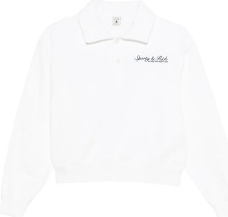 Sporty & Rich Felpa Syracuse - Bianco