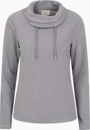 Mountain Warehouse Womens Mountain Warehouse Womens/Ladies Hebridean Cowl Neck Fleece Top - Grey - Size: 12
