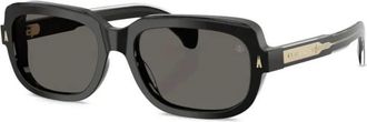 Moncler Me 6008 300187 Zonnebrillen - unisex - Zonnebrillen - Zwart - 55 MM - Accessoires