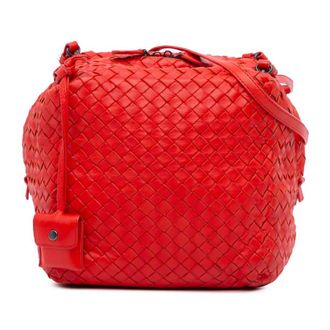 Bottega Veneta Pre-owned Bottega Veneta Nappa Intrecciato Cube Shoulder Bag Ladies B00212865R