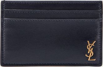 Saint Laurent Mens YSL Monogram Card Case