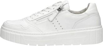 Gabor Schoenen, Dames, Wit, 36 EU, Leer, Lage Sneaker