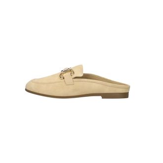 Notre-V Schoenen, Dames, Beige, 40 EU, Linnen, D25118/C1670 Mules