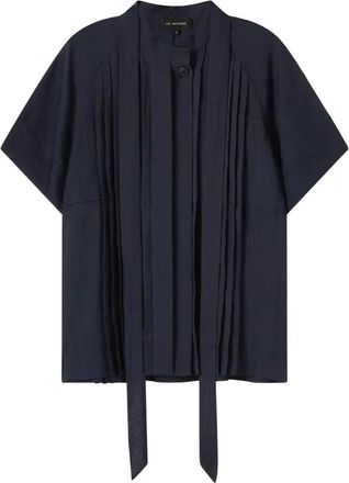 Lee Mathews Camicia Anita plissettata - Blu