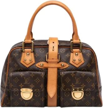 Louis Vuitton Pre-owned Handbags, female, Brown, Size: ONE SIZE Pre-owned Canvas Handbag