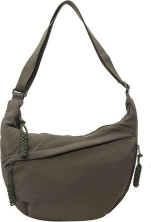Generic Nylon Shoulder Bag, Adjustable Large Capacity Crossbody Bag, Retro Lightweight Dumpling Bag Handbag for Outdoor Work Shopping(green)