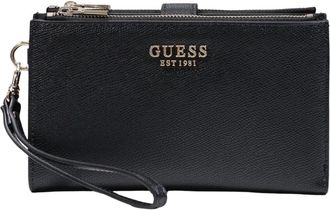 Guess Amorette SLG Med Dou - Dames - Clutches - Zwart - ONE Size - Polyester - Tassen