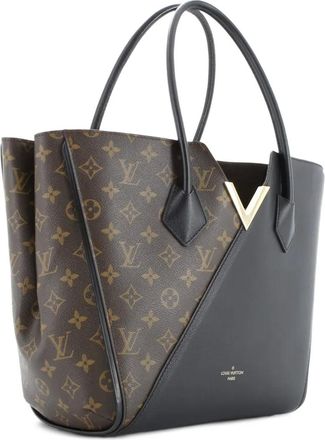 Louis Vuitton Kimono Handbag Monogram Canvas and Leather MM tote bag - Bruin