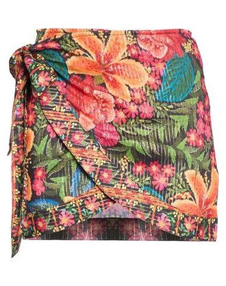 Farm Rio STITCHED GARDEN TAPESTRY MINI SKIRT