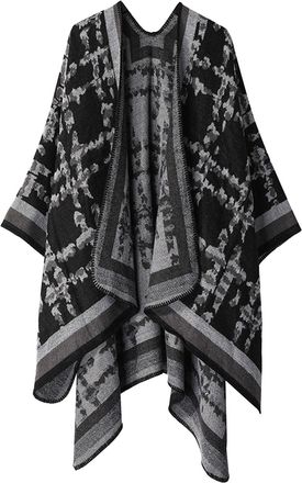 Generic Unusual Gifts Women Womens For Birthday Female Xmas Present Ideas Stocking Fillers Mum Ladies Womens Winter Knitted Shawl Wrap Cape Coat Scarf Windpro