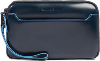 Piquadro Tassen, unisex, Blauw, ONE Size, Leer, Ac 6901B2R Clutch