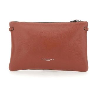 Gianni Chiarini Clutches, female, Red, ONE SIZE, Hermy Maxi-Grain Leather Clutch Bag