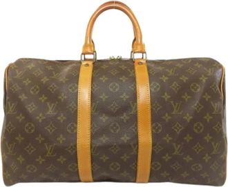 Louis Vuitton Pre-owned Weekend Bags, female, Brown, Size: ONE SIZE Pre-owned Vintage Boston Bag
