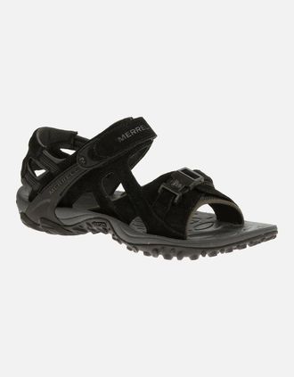 Merrell Mens Merrell Kahuna III Suede Mens Black Sandals - Size: 10