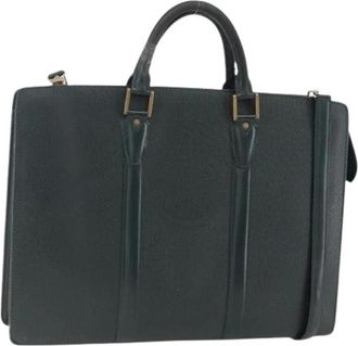 Louis Vuitton Pre-owned Leren Handtas - Dames - Vintage Handtas - Groen - ONE Size - Leer - Vintage