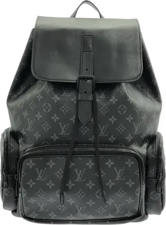 Louis Vuitton Monogram Eclipse Black Coated Canvas Backpack (Pre-Owned)