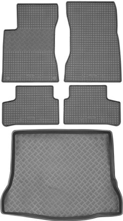 OEM Juego De Alfombrillas De Goma Para Coche Y Alfombrilla Para Maletero Para Mercedes Clase A W177 Sed&aacute;n (2018)