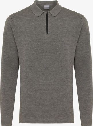 Gentiluomo Polo Zip | Donkerbruin
