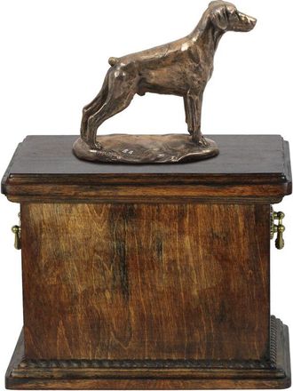 OEM Doberman, Dobermann Ii - Urna Para Cenizas De Perro, Urna Con Estatuilla, Urna Elegante De Estilo Cl&aacute;sico De Art-dog