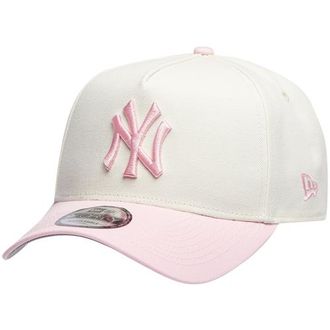 New Era Womens New York Yankees Yankees 9Forty A-Frame Cap - Adult White/Pink/Pink