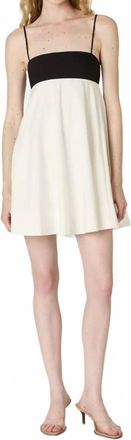 Nia Girasol Dress In Black/white