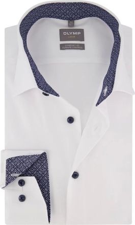 Olymp Olymp, Overhemden, Heren, Wit, 3Xl, Katoen, Luxor Comfort Fit Business Shirt