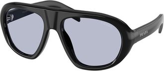 Prada PR C05S 16K30X Womens Sunglasses Black Size 57