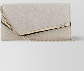 Jimmy Choo London emmie leather clutch bag