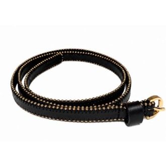 Pinko Pinko, Accessoires, Dames, Zwart, S, Leer, Tamboril Riem