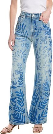 Mother The Lasso Sneak Pressed Leaves Jean