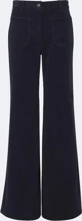 Nili Lotan Florence cotton-blend corduroy wide-leg pants