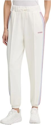 Guess Berthe Cuffed Jogger - Dames - Sweatpants - Wit - L - Broeken