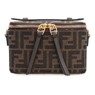 Fendi Cross Body Bags, female, Brown, Size: ONE SIZE Vanity mini-bag